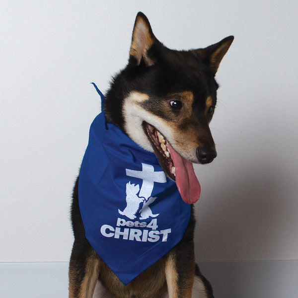Bandana - Pets4Christ - Blue
