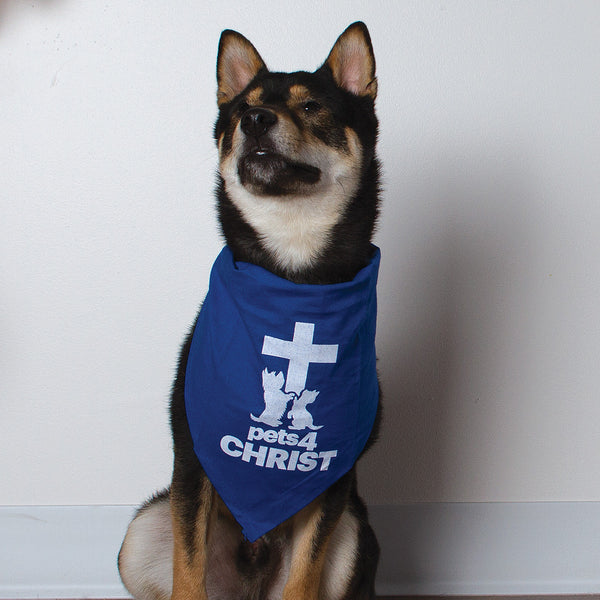 Bandana - Pets4Christ - Blue