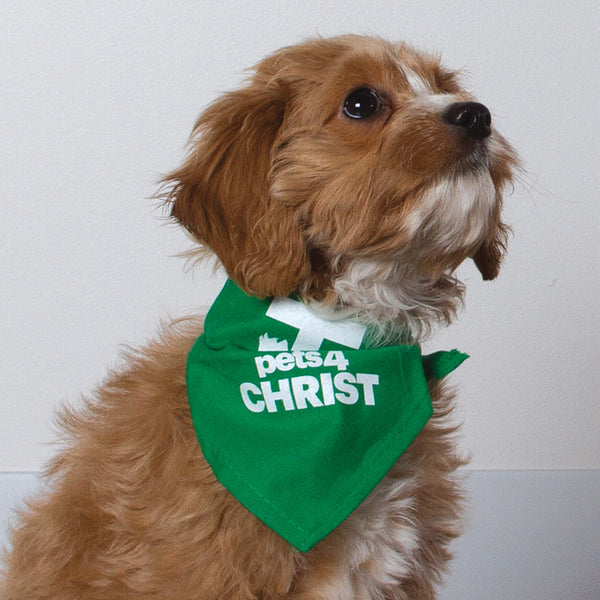 Bandana - Pets4Christ - Green