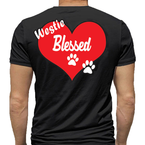 T-Shirt - Westie Blessed - Black or White