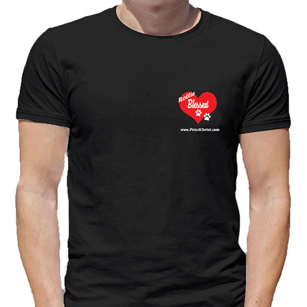 T-Shirt - Rottie Blessed - Black or White