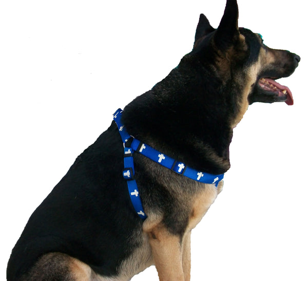 Harness - Cross - Blue