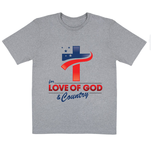 Kids - T Shirts - For the Love of God & Country