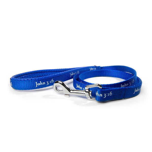 Leash - John 3:16 - Blue