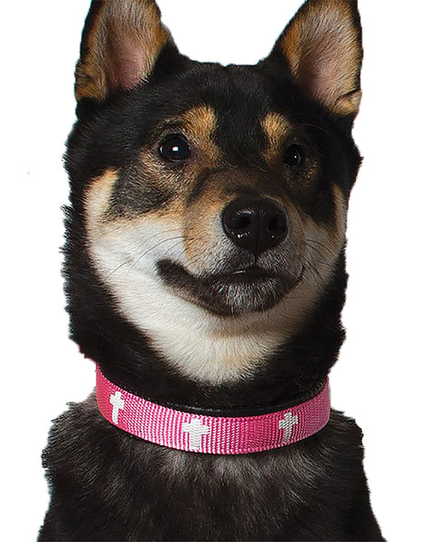 Padded Collar - Cross - Pink