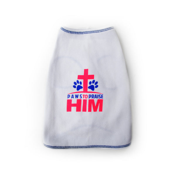 Shirt - Paws to Praise (Paws) - White