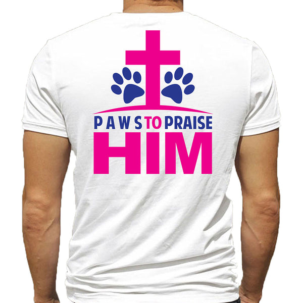T-Shirt - Paws To Praise - Black or White