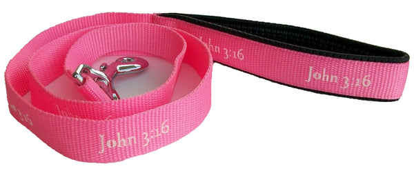 Leash - John 3:16 - Pink