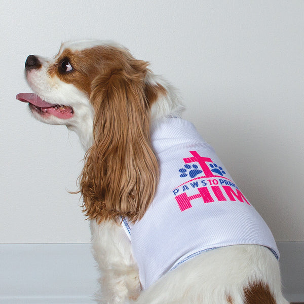 Shirt - Paws to Praise (Paws) - White