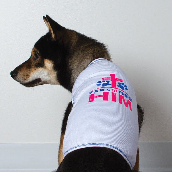 Shirt - Paws to Praise (Paws) - White