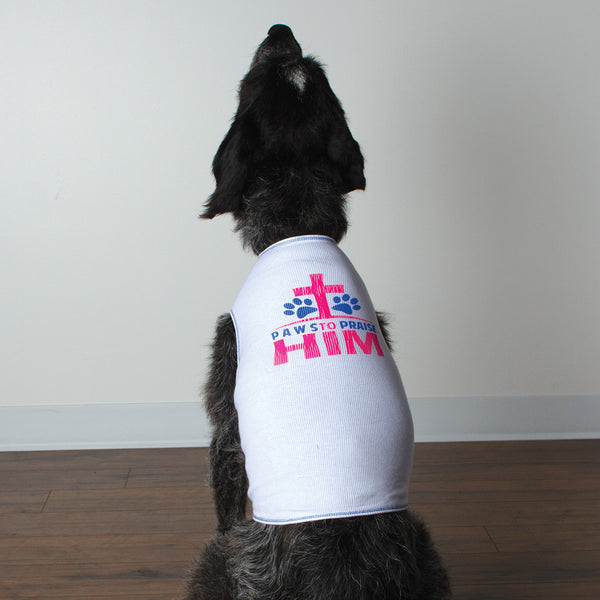 Shirt - Paws to Praise (Paws) - White