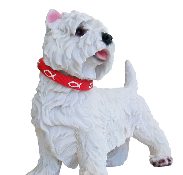 Padded Collar - Fish - Red