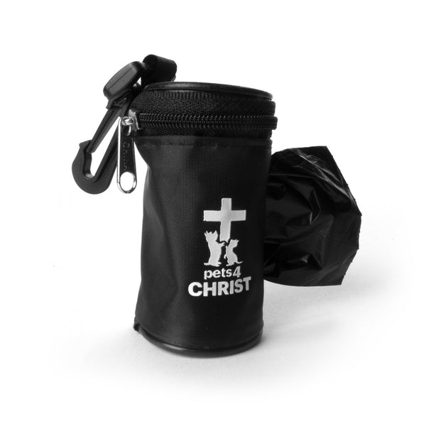 Waste Bag Holder - Pets4Christ - Black