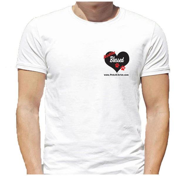T-Shirt - Rottie Blessed - Black or White
