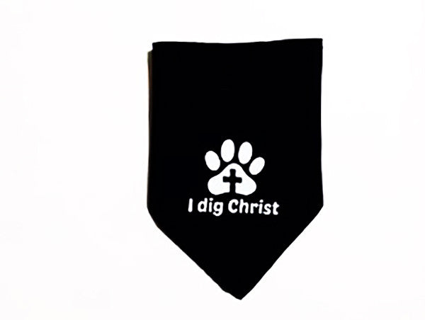 Bandana - I Dig Christ - Black
