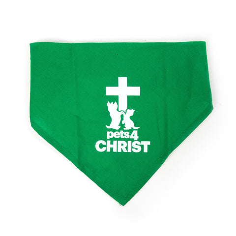 Bandana - Pets4Christ - Green