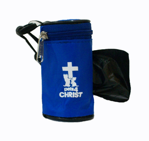 Waste Bag Holder - Pets4Christ - Royal Blue