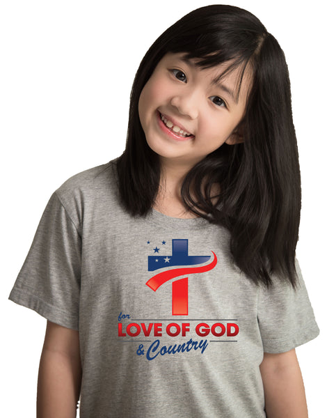 Kids - T Shirts - For the Love of God & Country