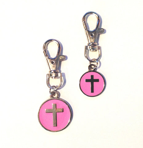 Tag - Cross - Pink