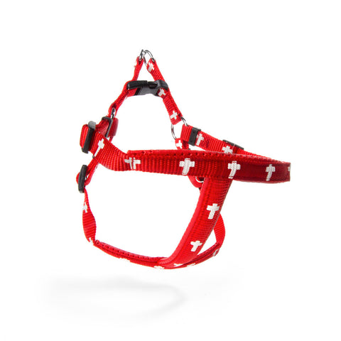 Harness - Cross - Red