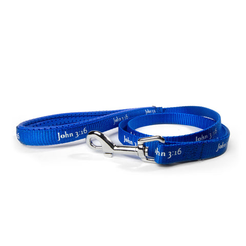 Leash - John 3:16 - Blue