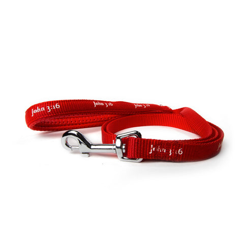 Leash - John 3:16 - Red