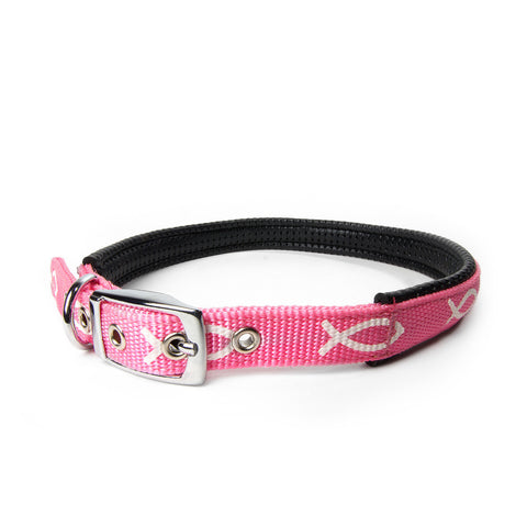 Padded Collar - Fish - Pink