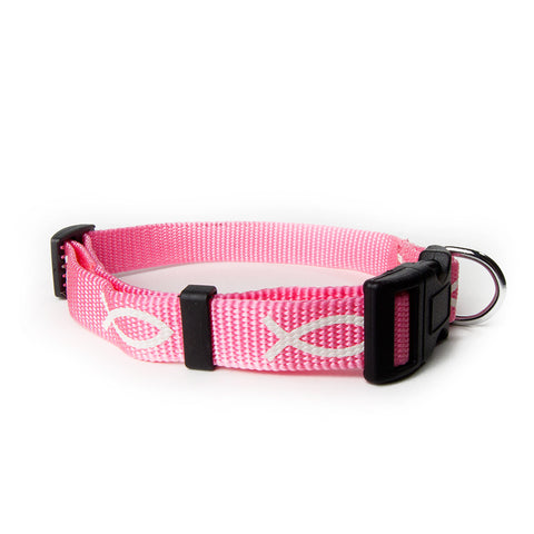 Non-Padded Collar - Fish - Pink