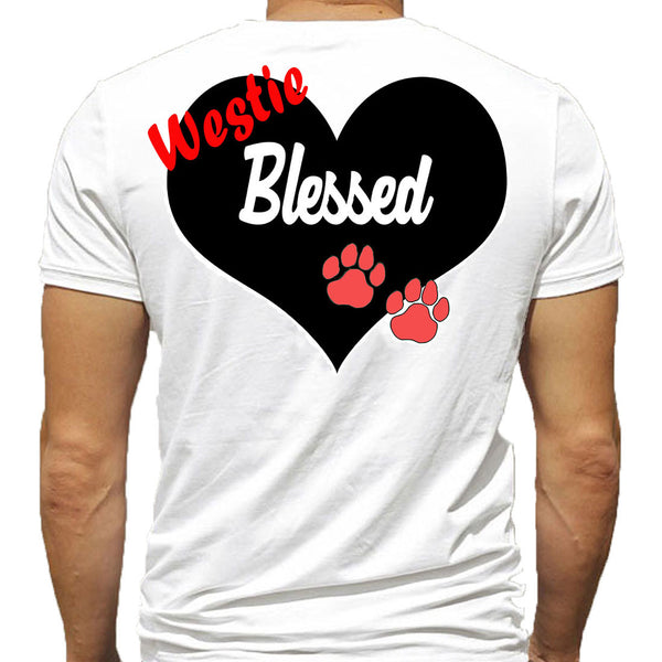 T-Shirt - Westie Blessed - Black or White