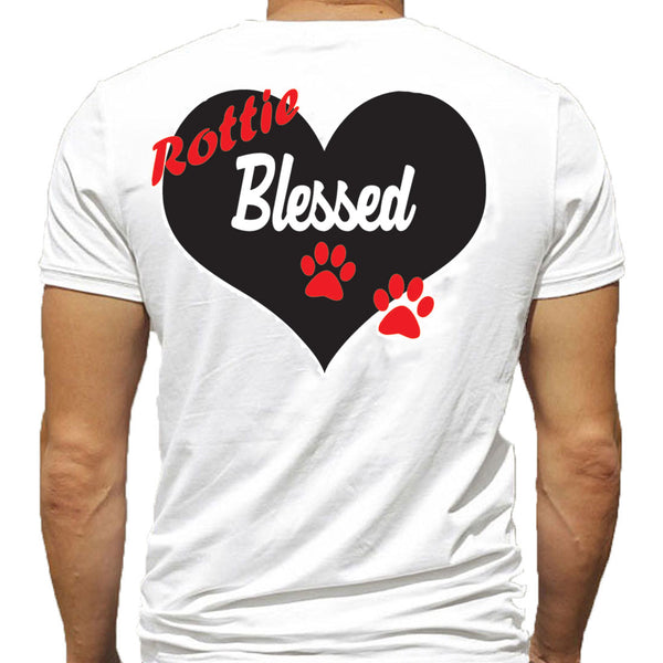 T-Shirt - Rottie Blessed - Black or White