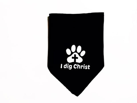 Bandana - I Dig Christ - Black