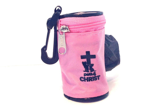 Waste Bag Holder - Pets4Christ - Pink